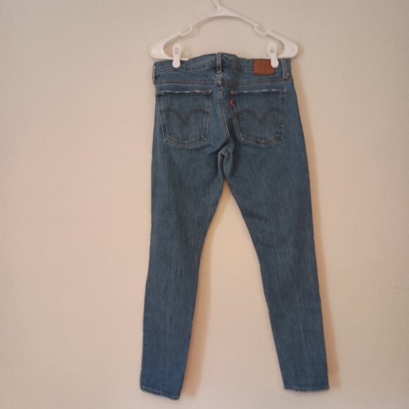 Levi’s White Oak Cone 601 Medium Wash Pin Skinny Denim Jeans Women’s Sz 30 - Picture 3 of 16